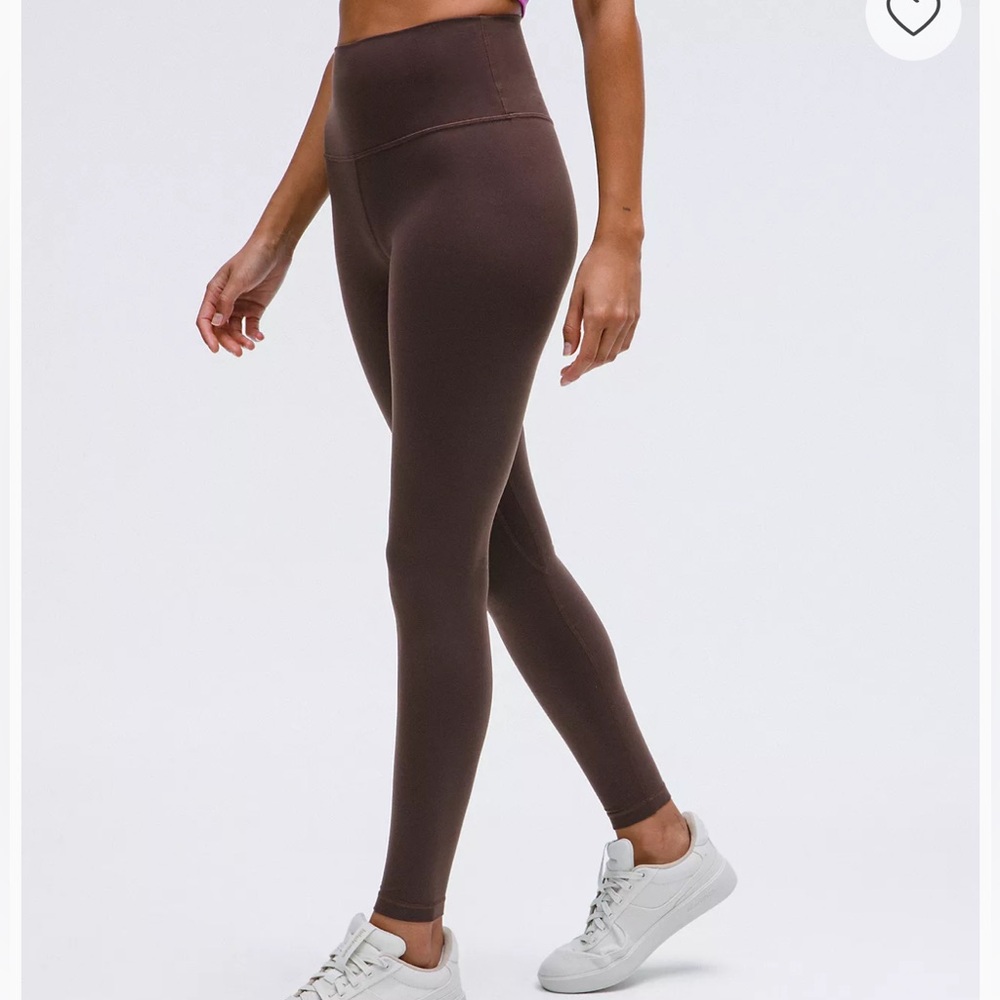 High-Rise Sculpting Leggings in Chocolate Brown